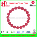 Hot Selling Silicone beads bracelet, eco material, customized designs welcomed